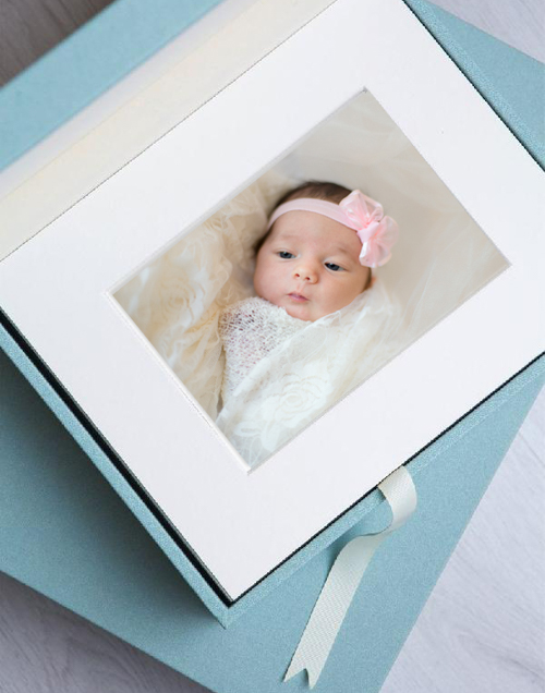 Newborn baby picture image box collection